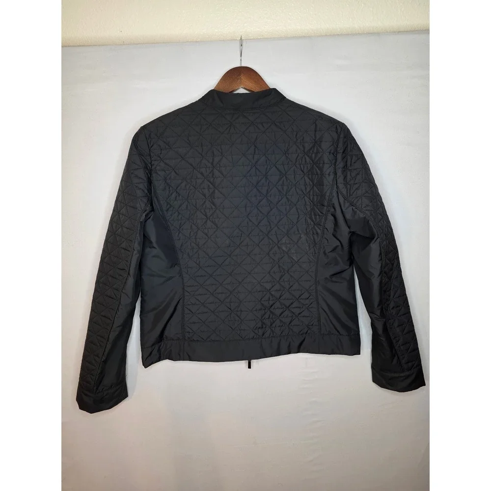 Lafayette‎ 148 New York Quilted Jacket M Black